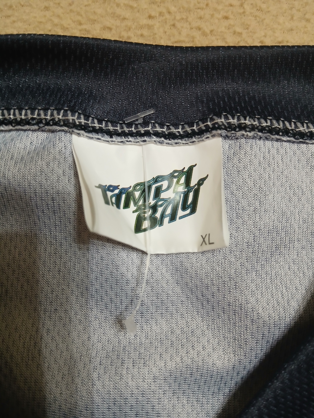 Black Tampa Bay #25 Men's Athletic Jersey — Crown Automotive Accent - Picture 3 of 5